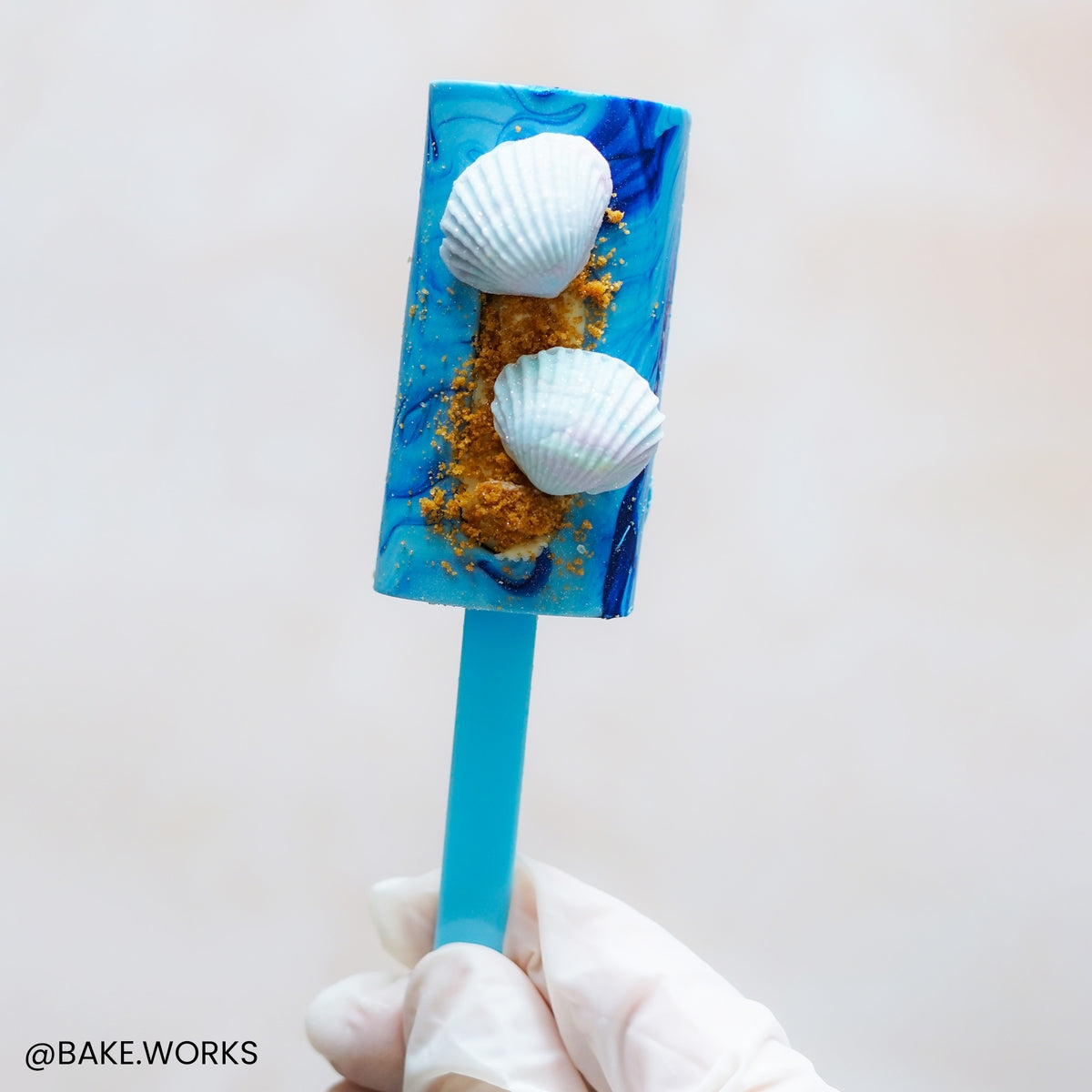 Make A Wish Pastel Cakesicle Sticks x 12 - Pastel Blue