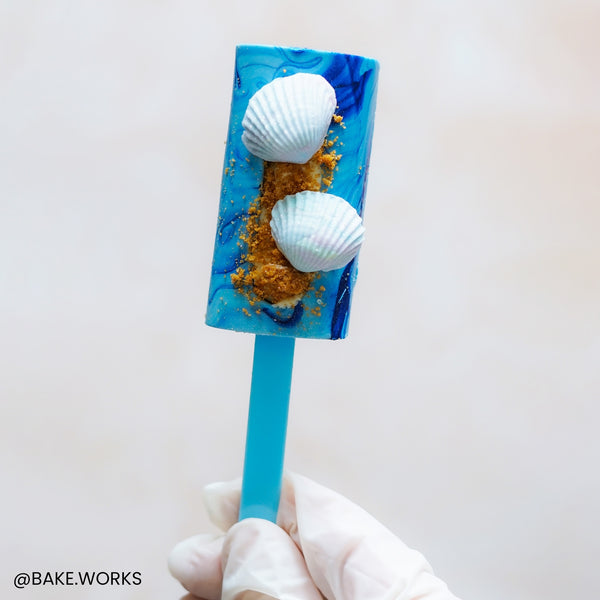 Make A Wish Pastel Cakesicle Sticks x 12 - Pastel Blue