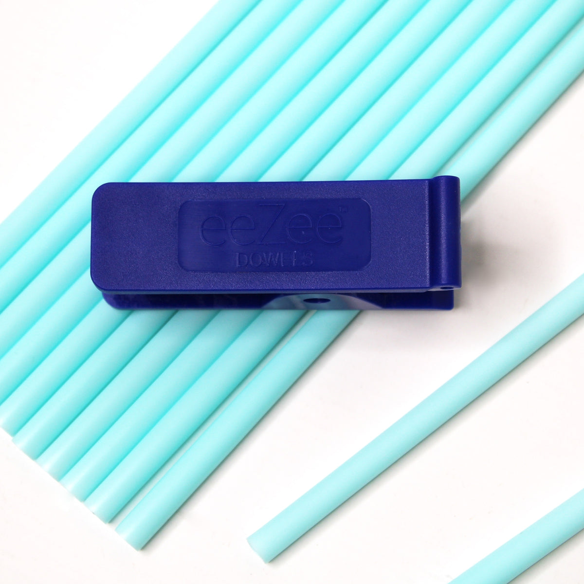 eeZee Dowels Pack of 10 - 12” Blue ROUND eeZee Dowels & Cutter