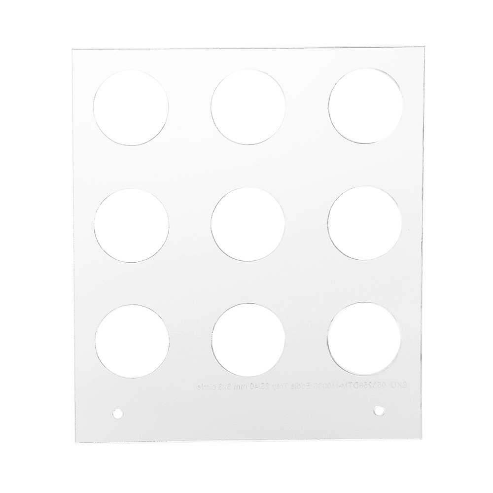Eddie 25/40mm x 9 Cavity Tray For Eddie Edible Ink Printer