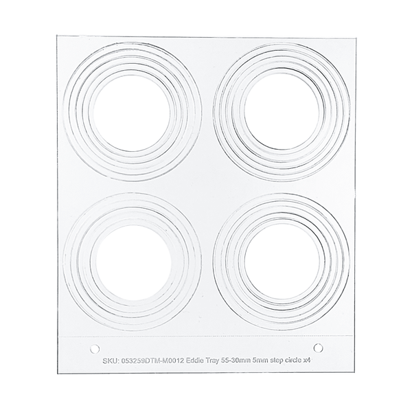 Eddie 6 Size Circle Tray For Eddie Edible Ink Printer