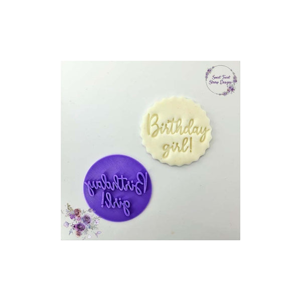 Sweet Treat Stamps Birthday Girl - Embossing Stamp