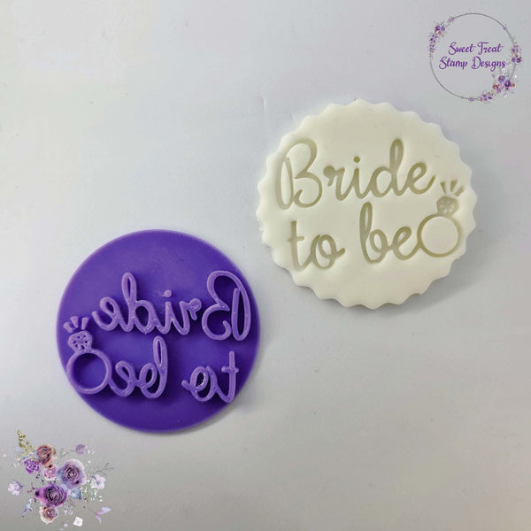 Sweet Treat Stamps Bride To Be - Embossing Stamp