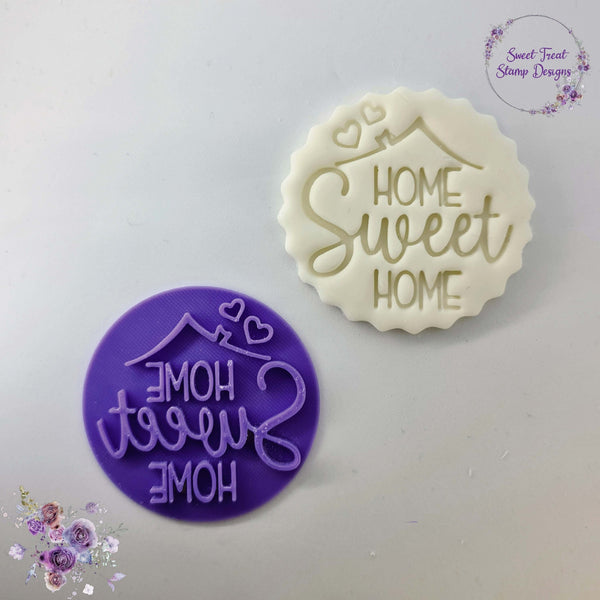 Sweet Treat Stamps Home Sweet Home - Embossing Stamp