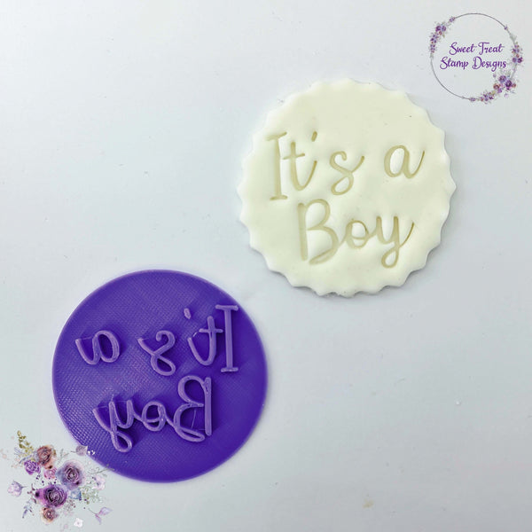 Sweet Treat Stamps It's A Boy - Embossing Stamp