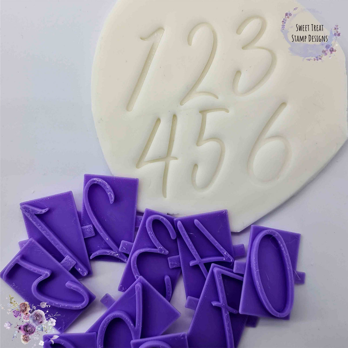 Sweet Treat Stamps Number Set 2 - Embossing Stamp
