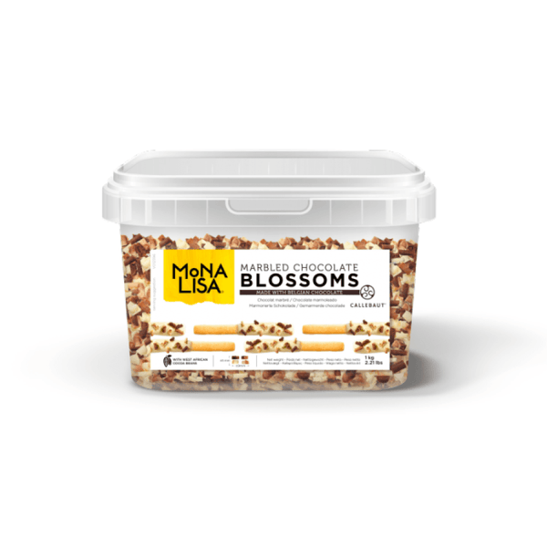 Mona Lisa Marble Chocolate Blossom Curls 1kg