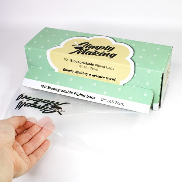 Simply Making 18 Inch Disposable Biodegradable Piping Bags - Roll Of 100