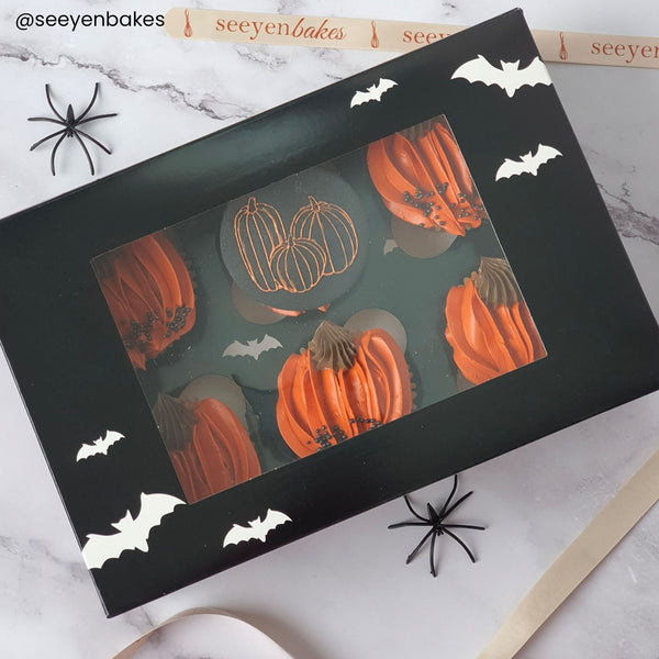 Simply Making Halloween Bat Satin Cupcake Box