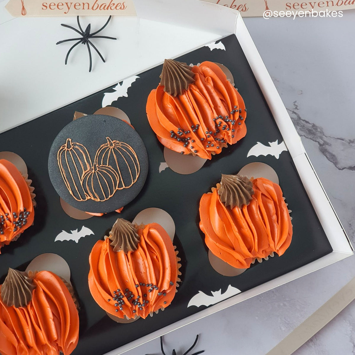 Simply Making Halloween Bat Satin Cupcake Box