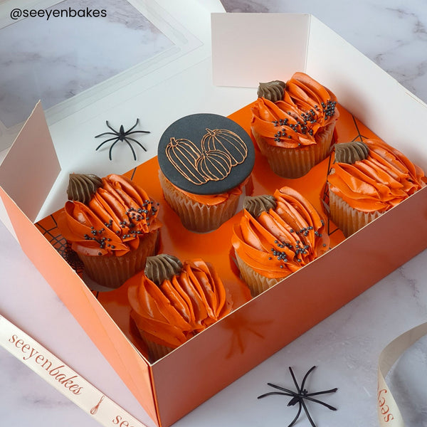 Simply Making Halloween Cobweb Satin Cupcake Box