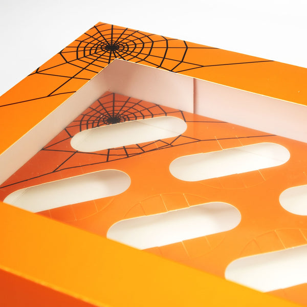 Simply Making Halloween Cobweb Satin Cupcake Box