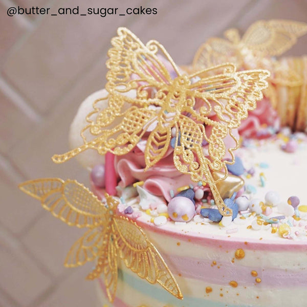 Cake Lace Beautiful Butterflies - 3D Large Lace Mat