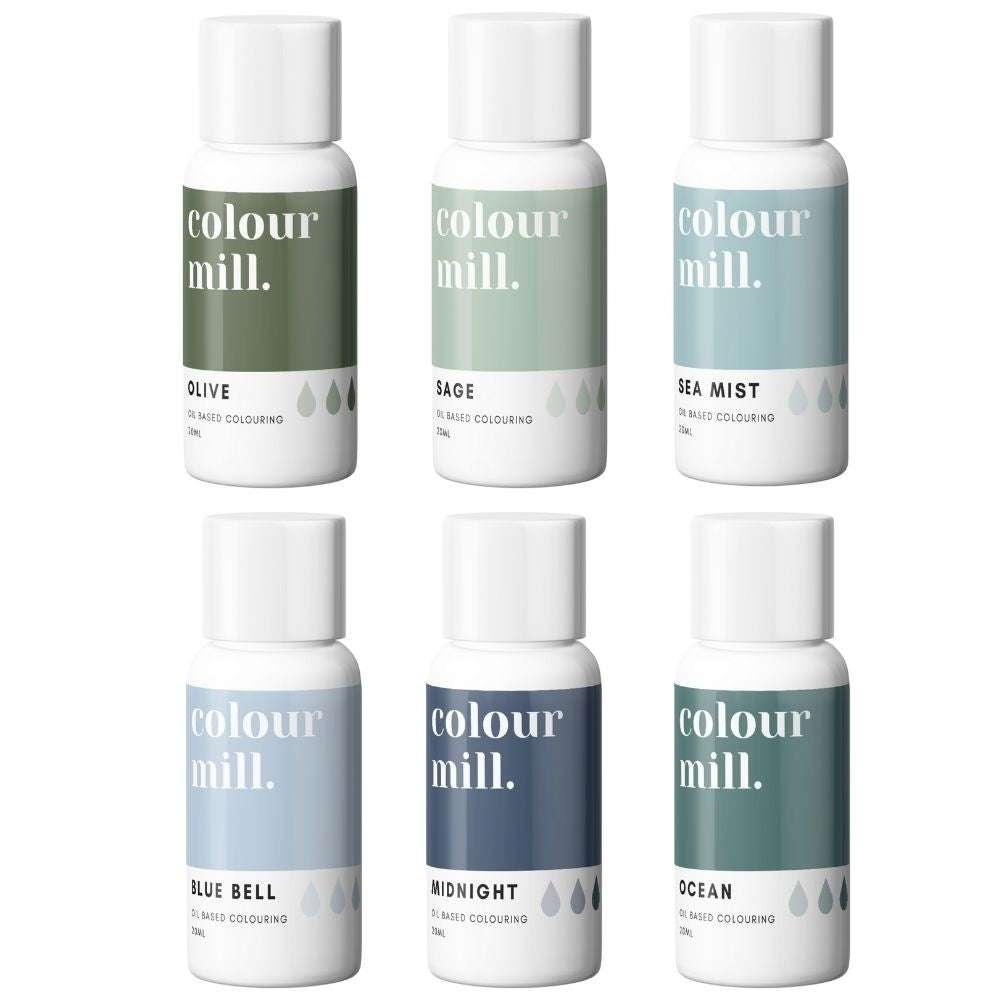 Colour Mill Coastal Colours - Gift Set of 6 Oil Based Colouring