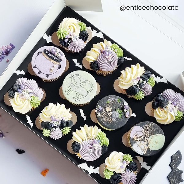 Simply Making Halloween Bat Satin Cupcake Box