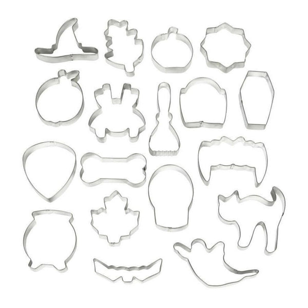 Wilton Halloween Metal Cookie Cutters x18