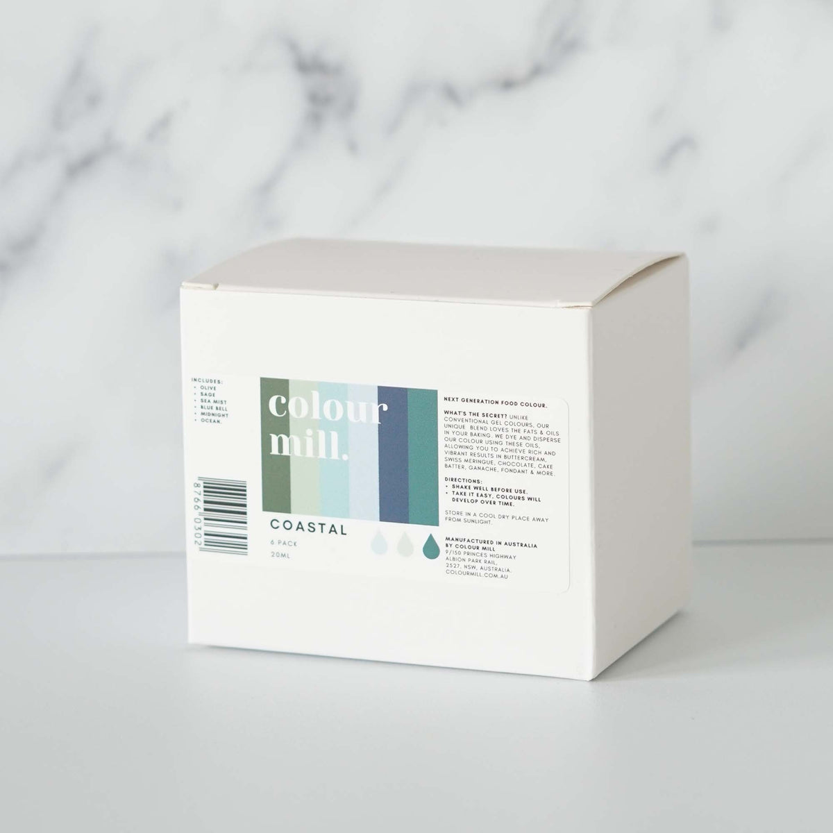 Colour Mill Coastal Colours - Gift Set of 6 Oil Based Colouring