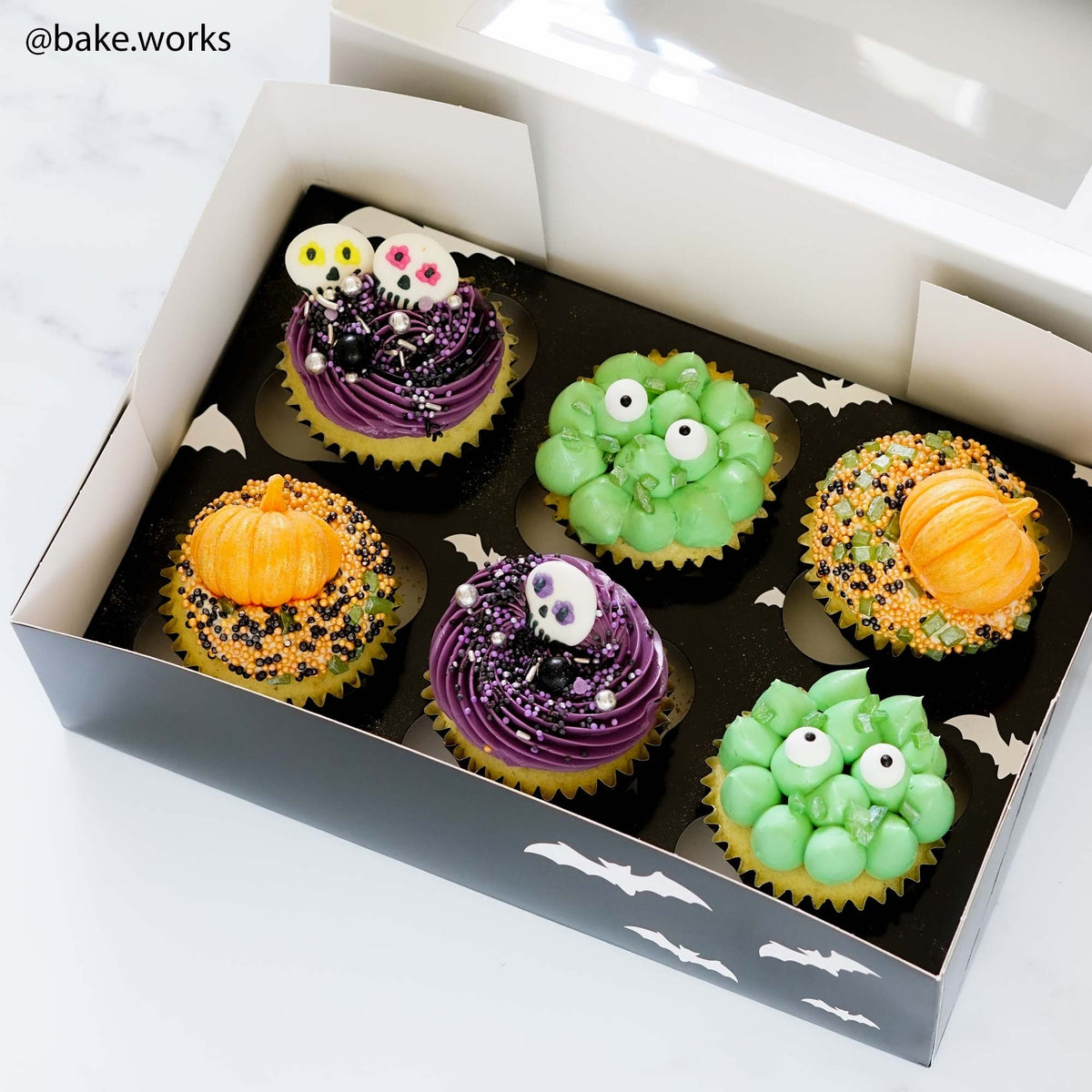 Simply Making Halloween Bat Satin Cupcake Box