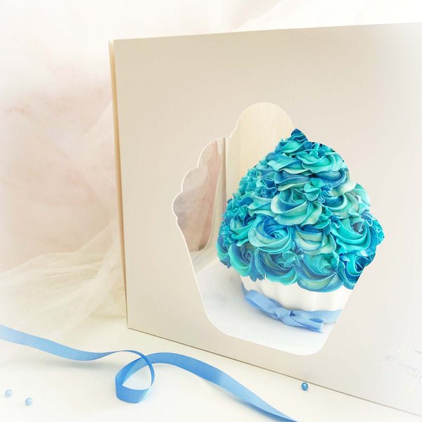 Simply Making White - 10 Inch Luxury Satin Finish Giant Cupcake Box