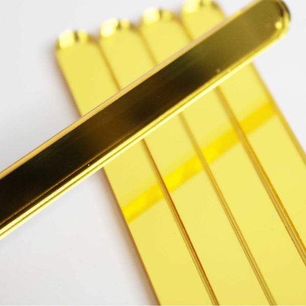 Make A Wish Metallic Cakesicle Sticks x 12 - Gold