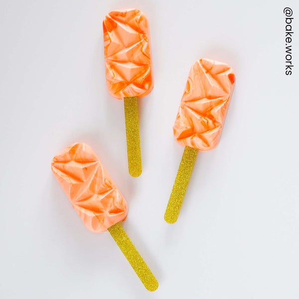Make A Wish Glitter Cakesicle Sticks x 12