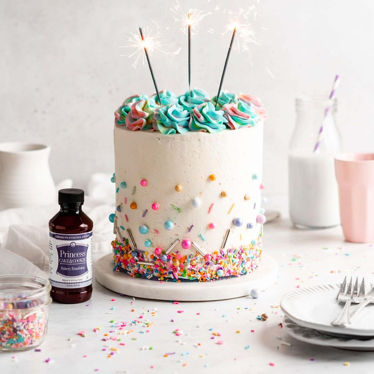 LorAnn Princess Cake & Cookie Natural Baking Emulsion 4oz