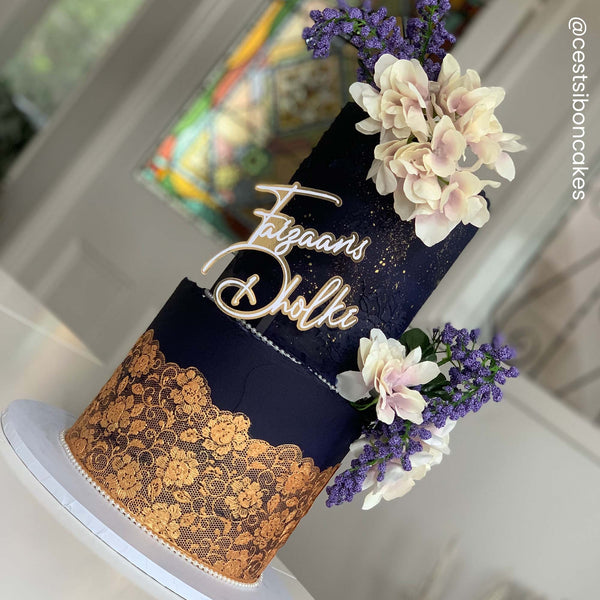 Cake Lace Soft Gold Pearlised Pre-Mixed