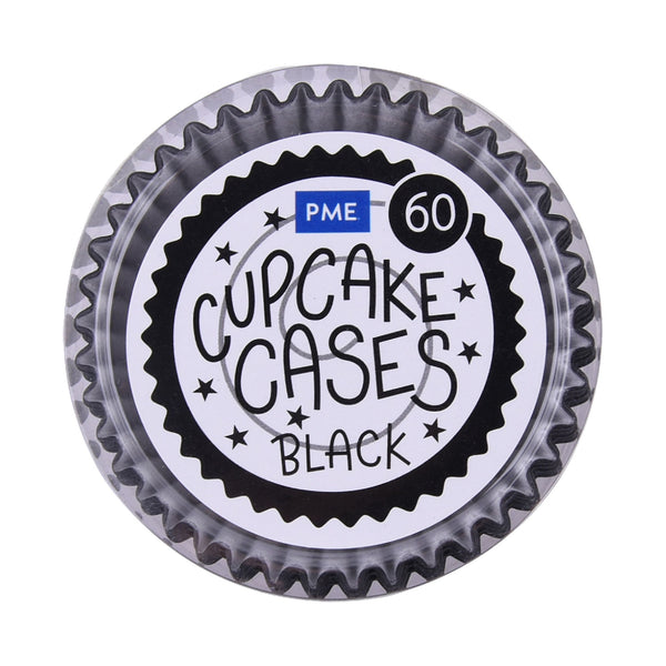 PME Black Cupcake Cases x 60