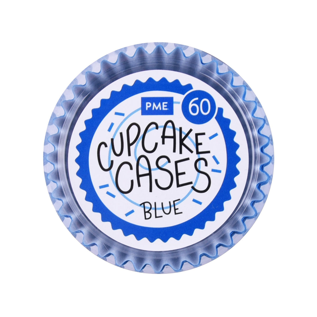 PME Blue Cupcake Cases x 60