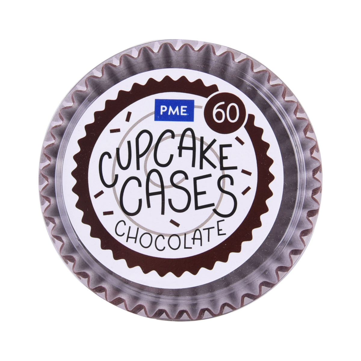 PME Chocolate Brown Cupcake Cases x 60