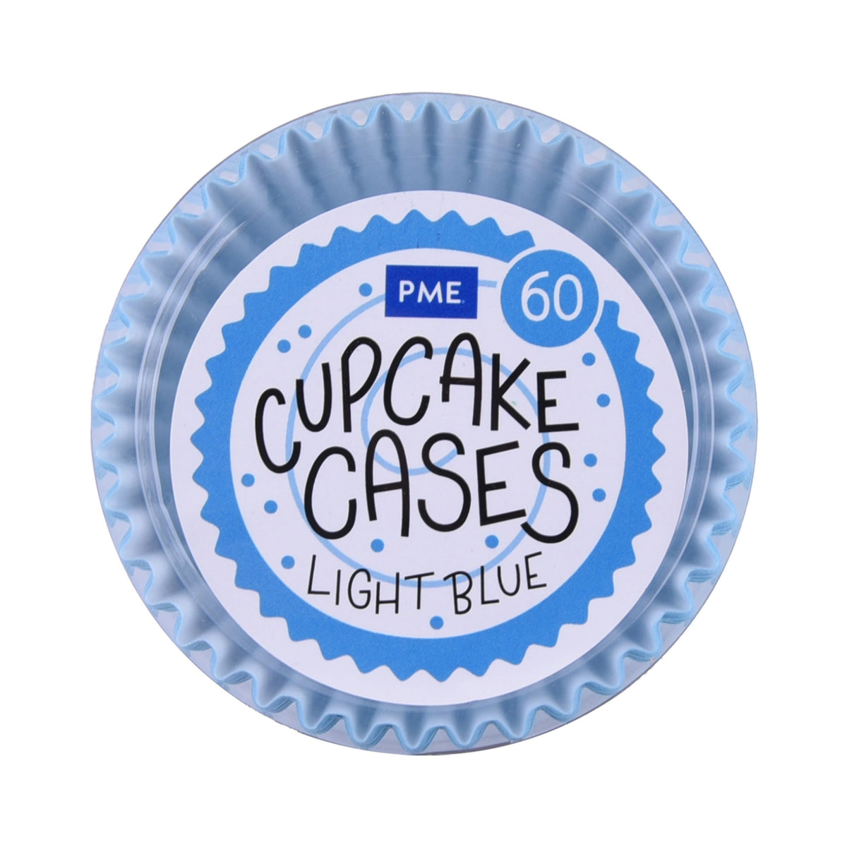 PME Light Blue Cupcake Cases x 60