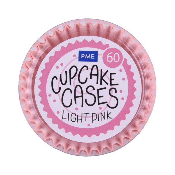 PME Light Pink Cupcake Cases x 60