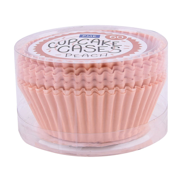 PME Peach Cupcake Cases x 60