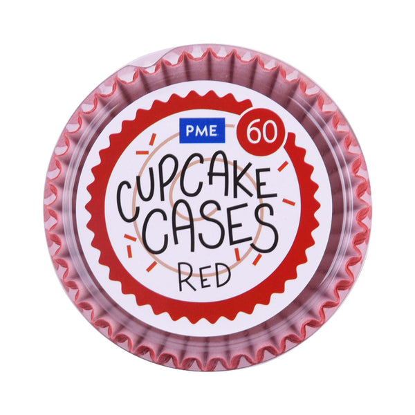 PME Red Cupcake Cases x 60