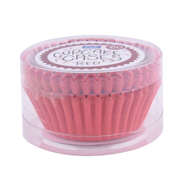 PME Red Cupcake Cases x 60
