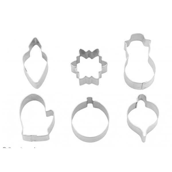 Wilton Christmas Tree Assorted Mini Cutters - Set of 6