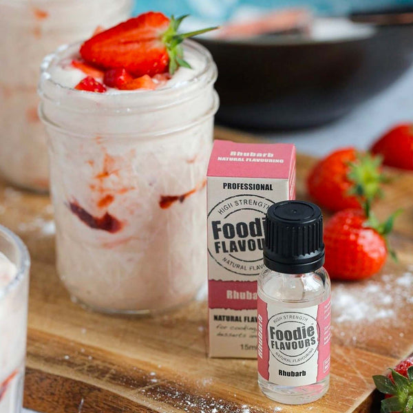 Foodie Flavours Rhubarb - Natural Food Flavouring 15ml