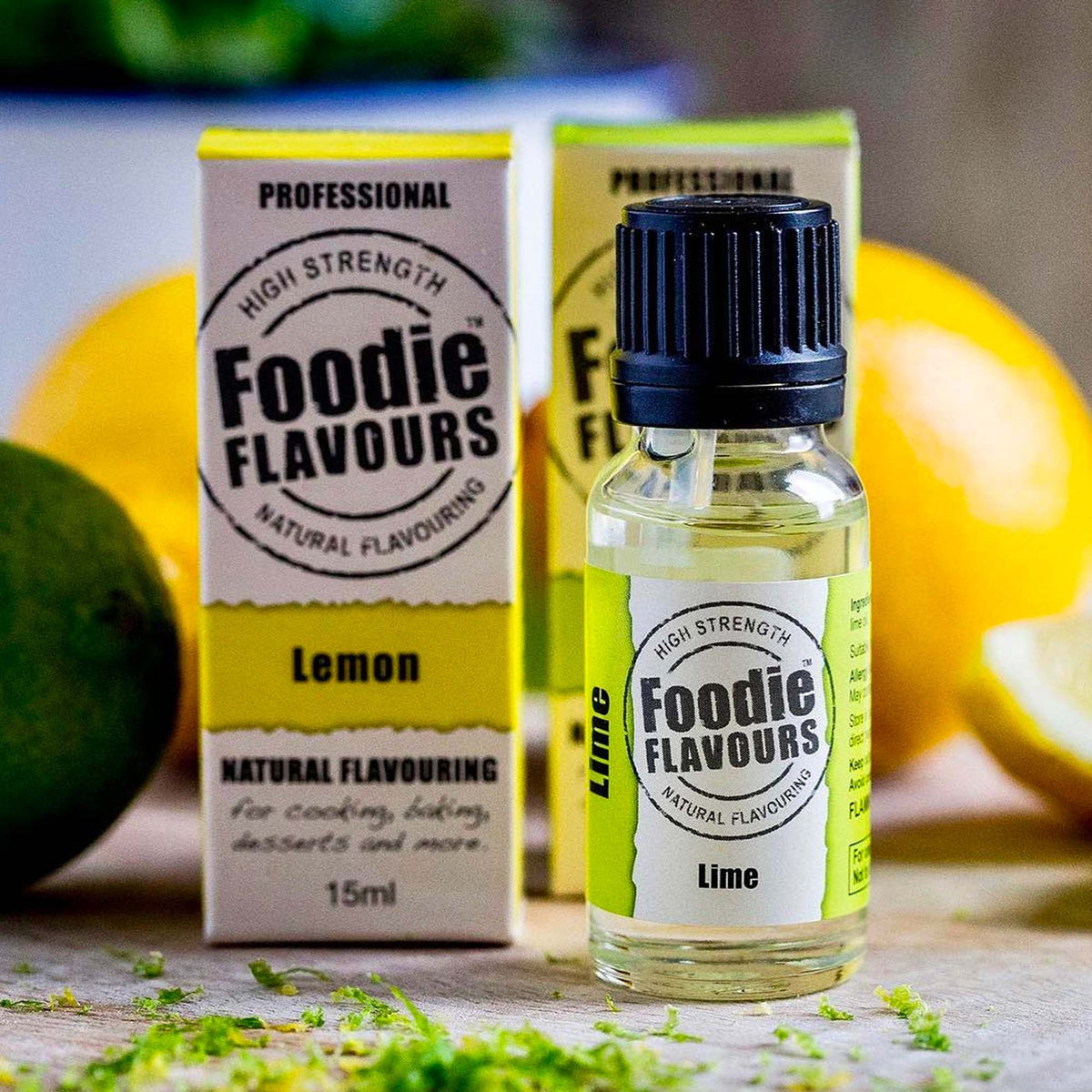Foodie Flavours Lime - Natural Food Flavouring 15ml
