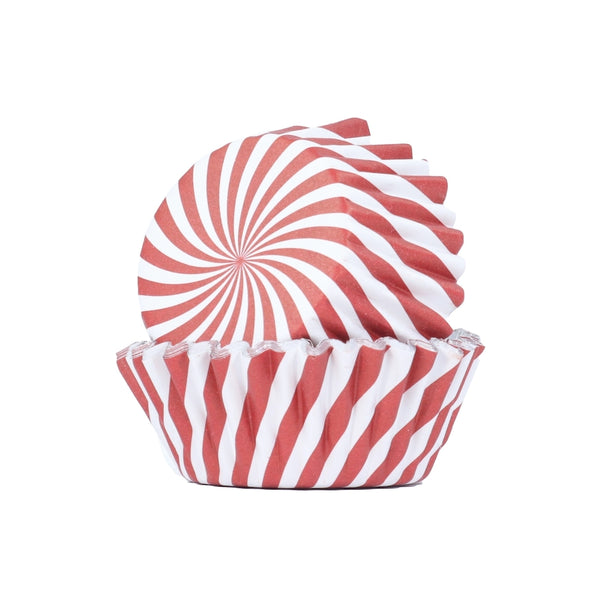 PME Candy Cane Foil Lined Cupcake Cases x 30