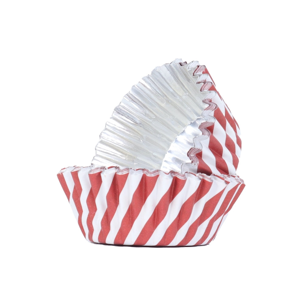 PME Candy Cane Foil Lined Cupcake Cases x 30