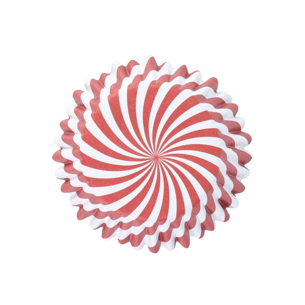 PME Candy Cane Foil Lined Cupcake Cases x 30