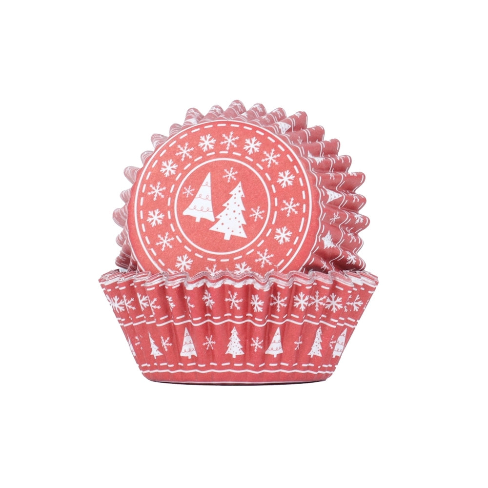 PME Christmas Jumper Foil Lined Cupcake Cases x 30