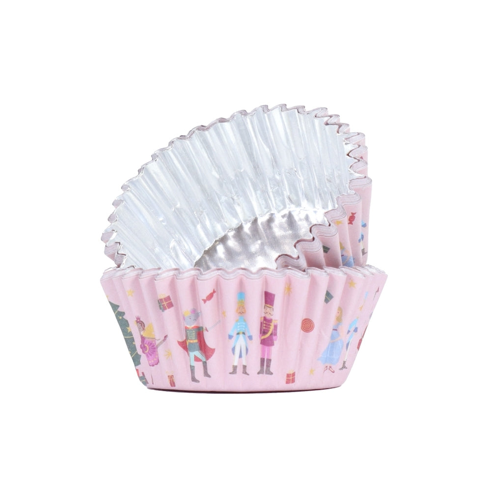 PME Nutcracker Foil Lined Cupcake Cases x 30