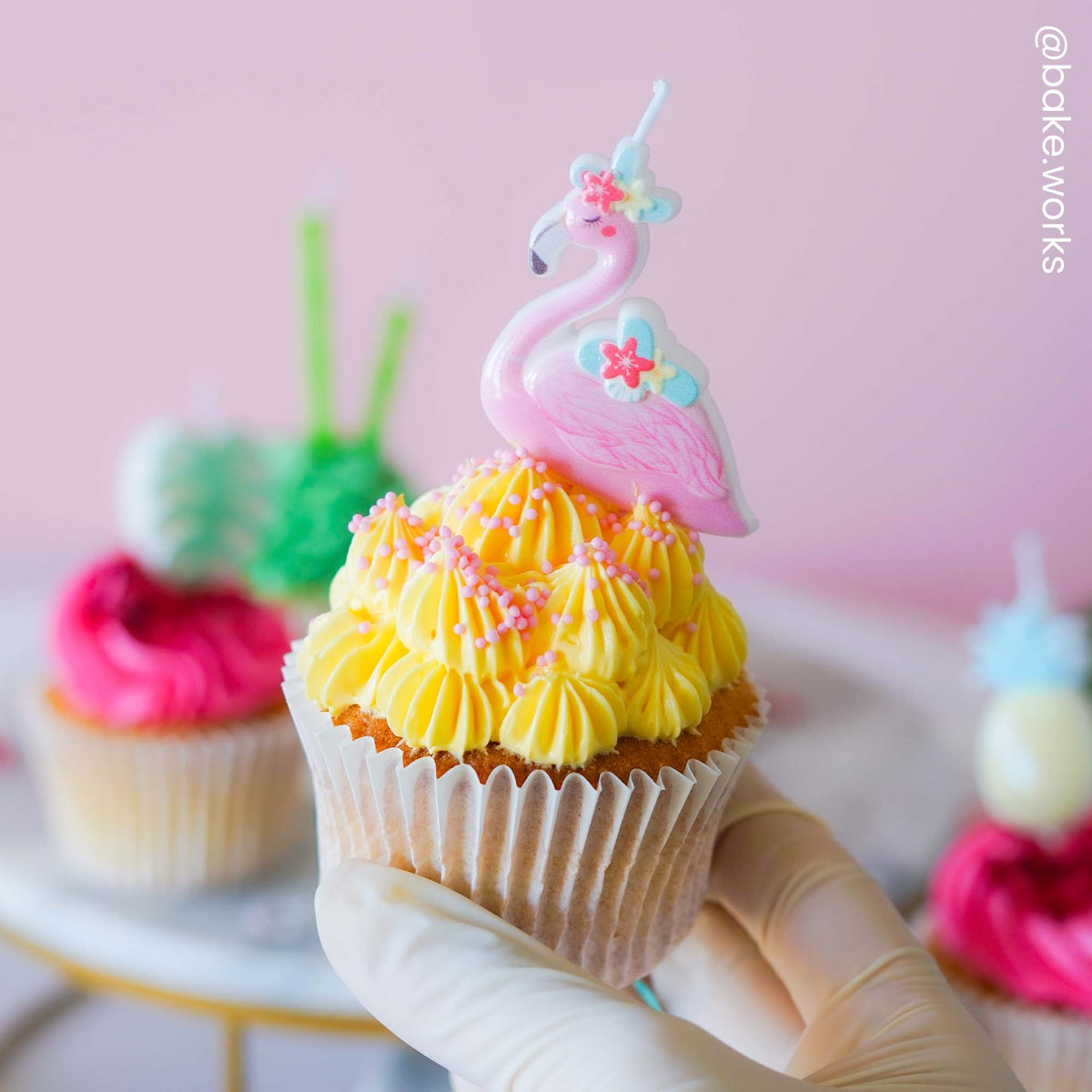 Make A Wish Flamingo Candle Set