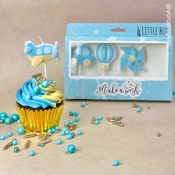 Make A Wish Little Boy Candle Set
