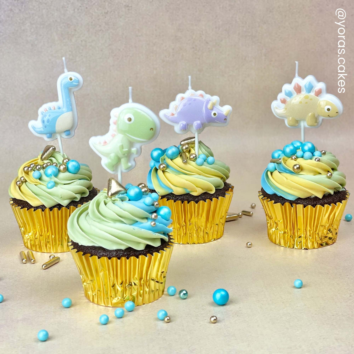 Make A Wish Dinosaur Candle Set