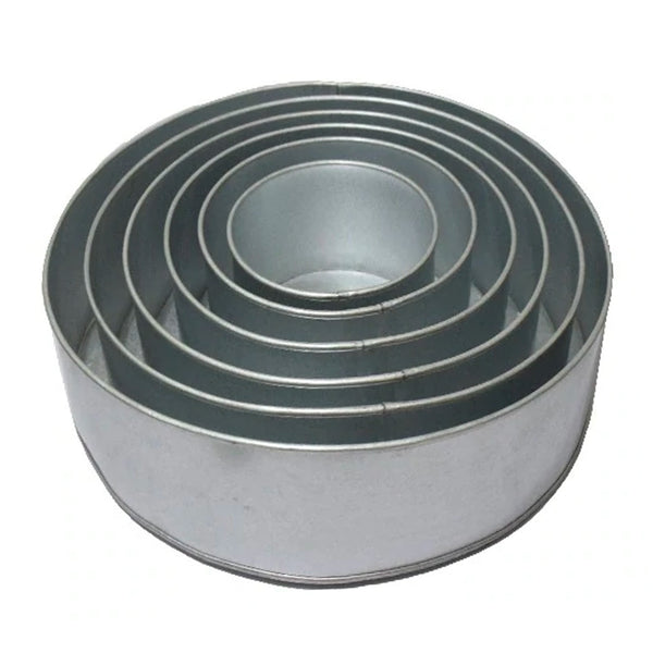 Simply Making Round - 3 Inches Deep - Set of 6 Baking Tins