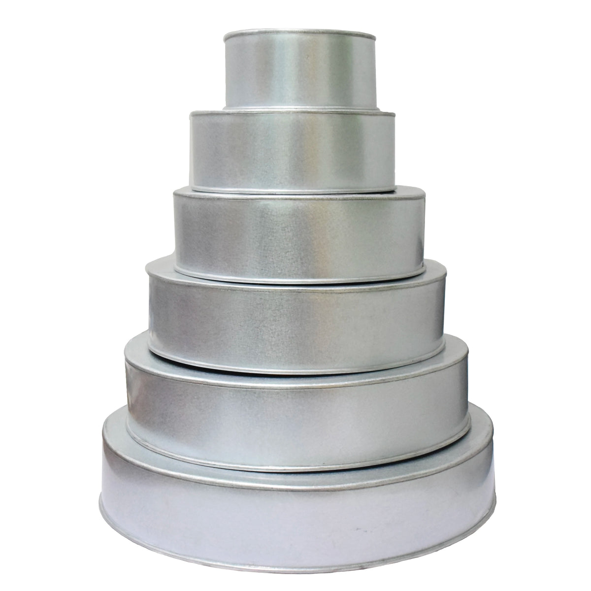 Simply Making Round - 3 Inches Deep - Set of 6 Baking Tins