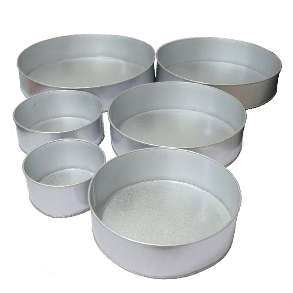 Simply Making Round - 3 Inches Deep - Set of 6 Baking Tins