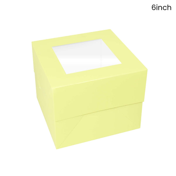 Simply Making Pastel Yellow Cake Box With Window